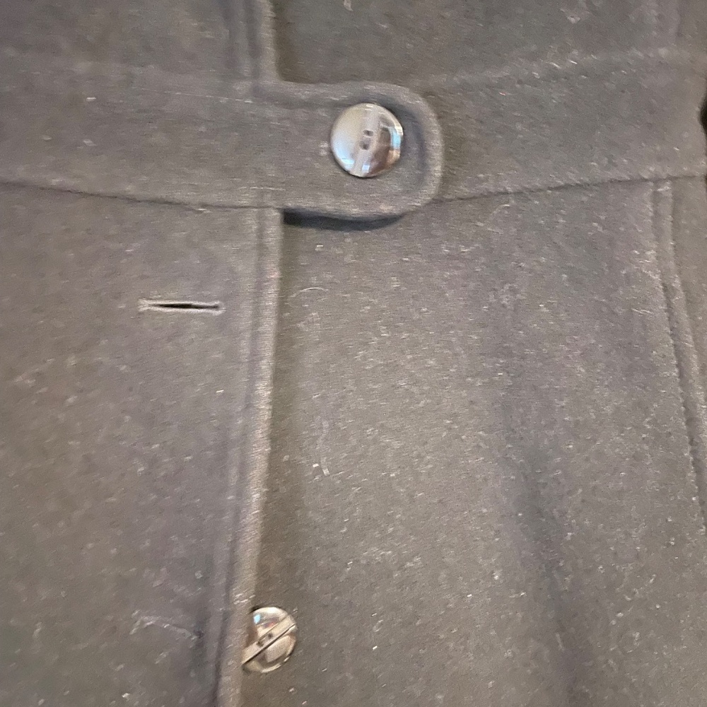 Black Wool Jacket - image 5